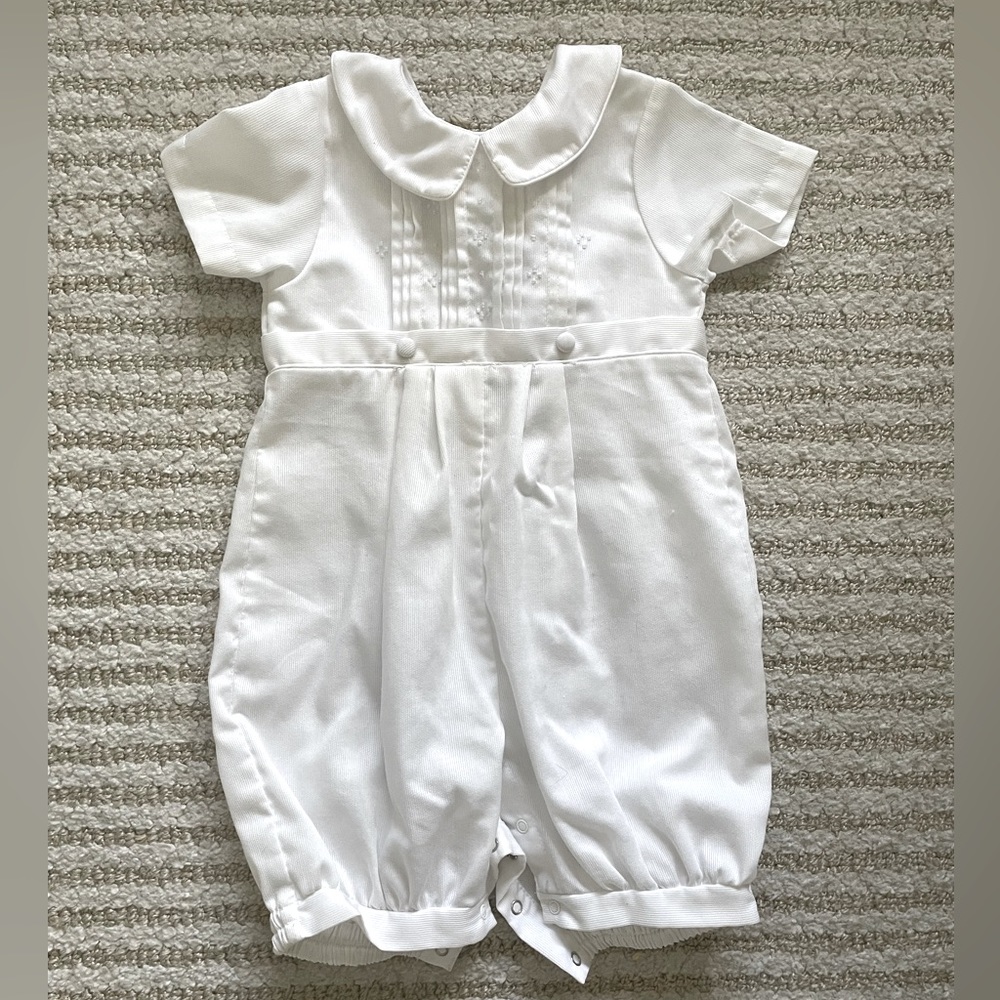 Petit Ami baby one piece baptism outfit